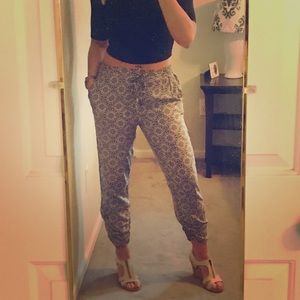 Black and white joggers!!